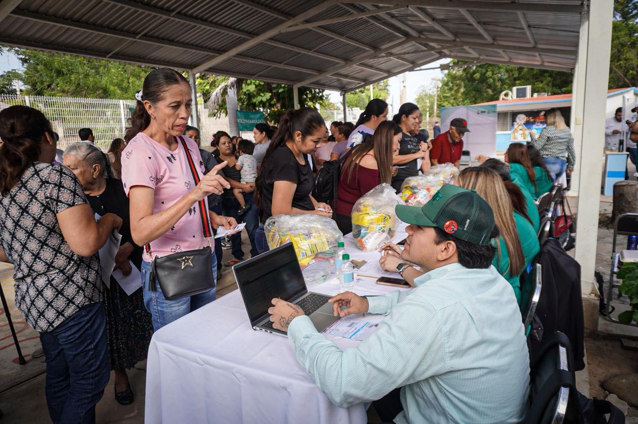 $!Lleva DIF Bienestar servicios integrales a familias de La Guásima