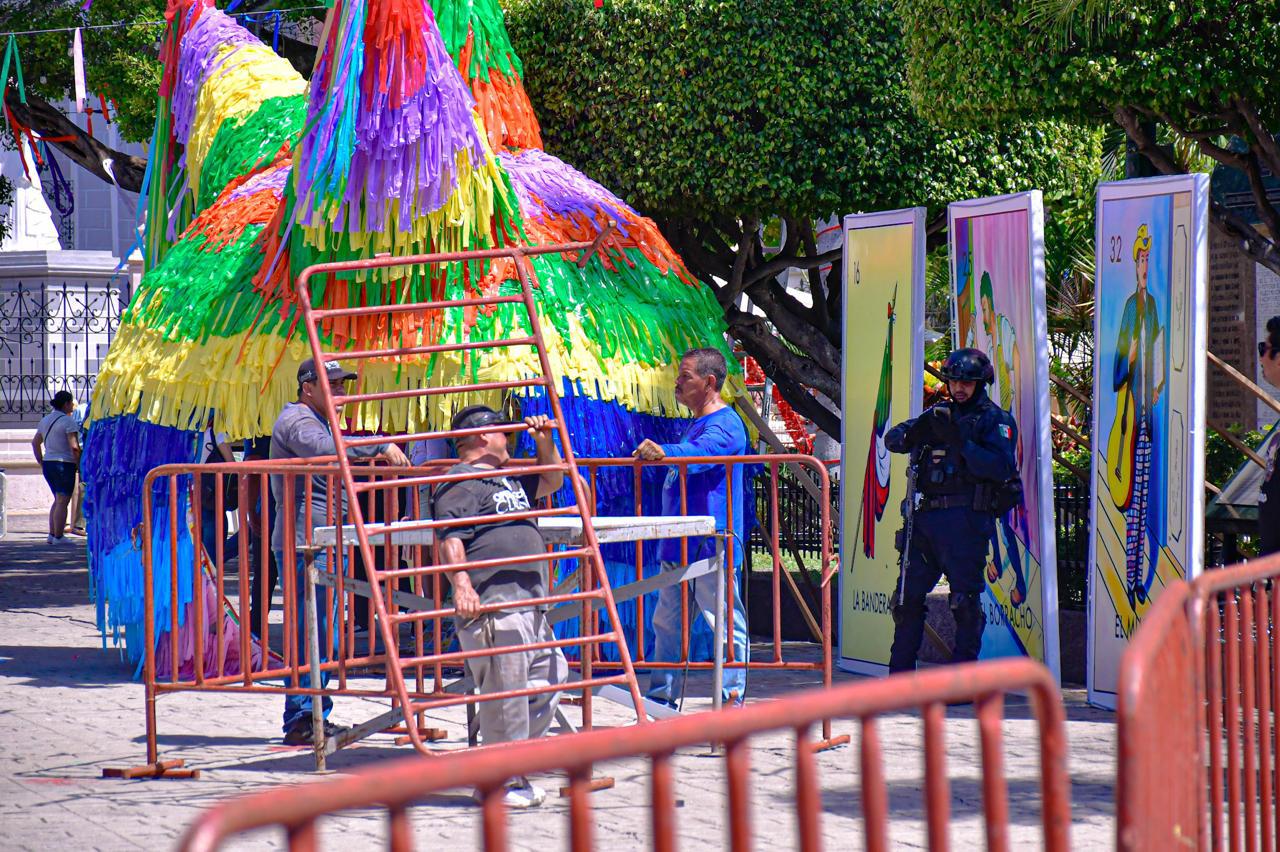 $!Declaran todo listo para la celebración de las fiestas patrias en Mazatlán
