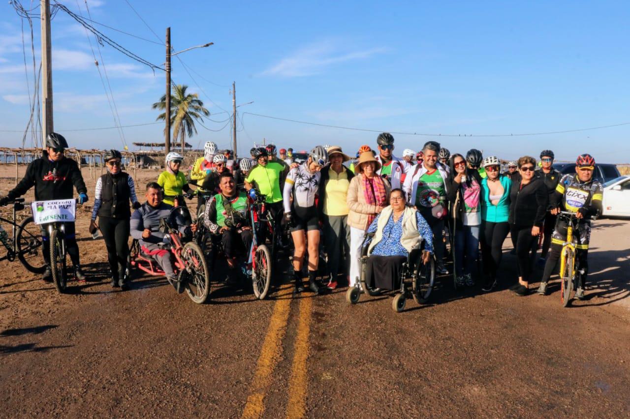 $!Responden escuinapenses a rodada a beneficio del Asilo de Ancianos