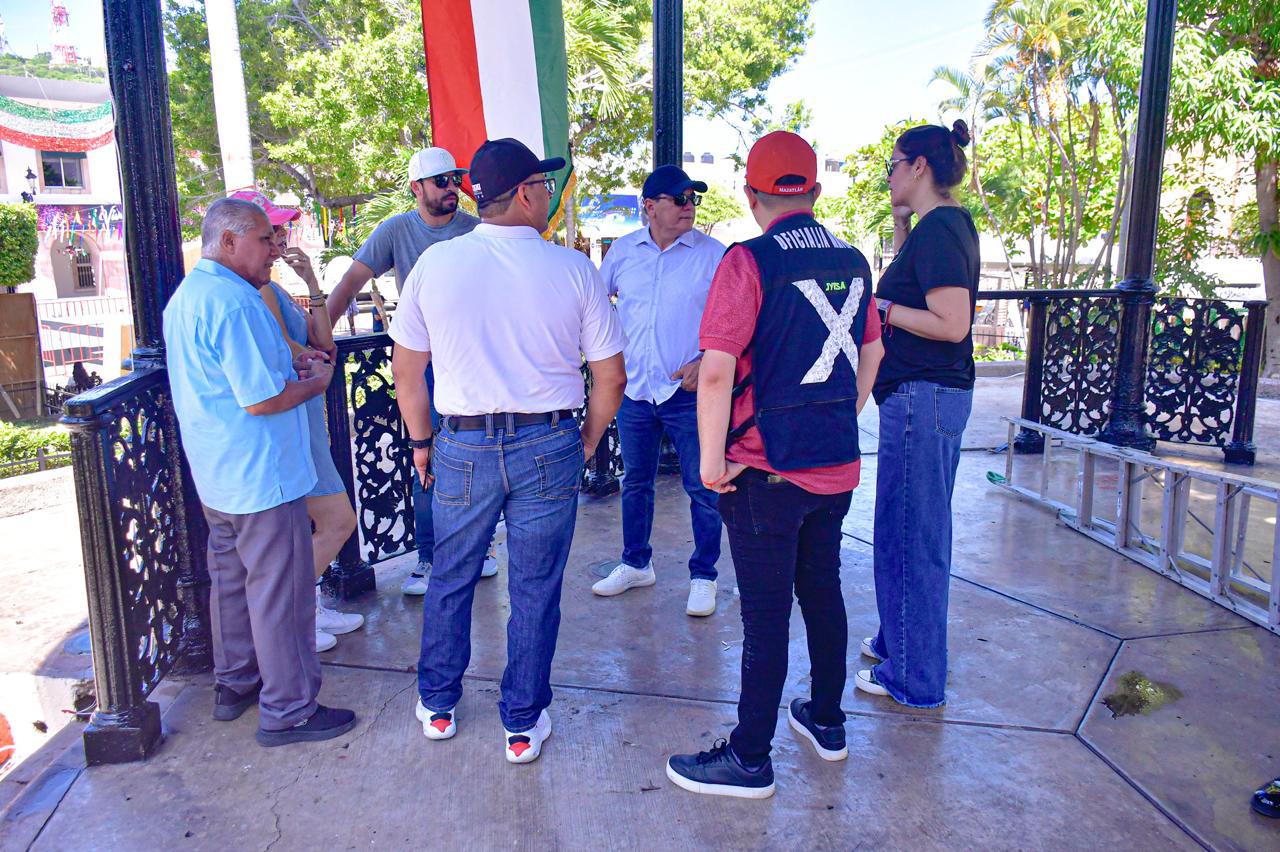 $!Declaran todo listo para la celebración de las fiestas patrias en Mazatlán