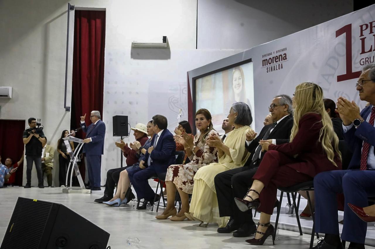 $!Estamos sacando adelante a Sinaloa con el apoyo de todos ustedes: Rocha Moya a diputados