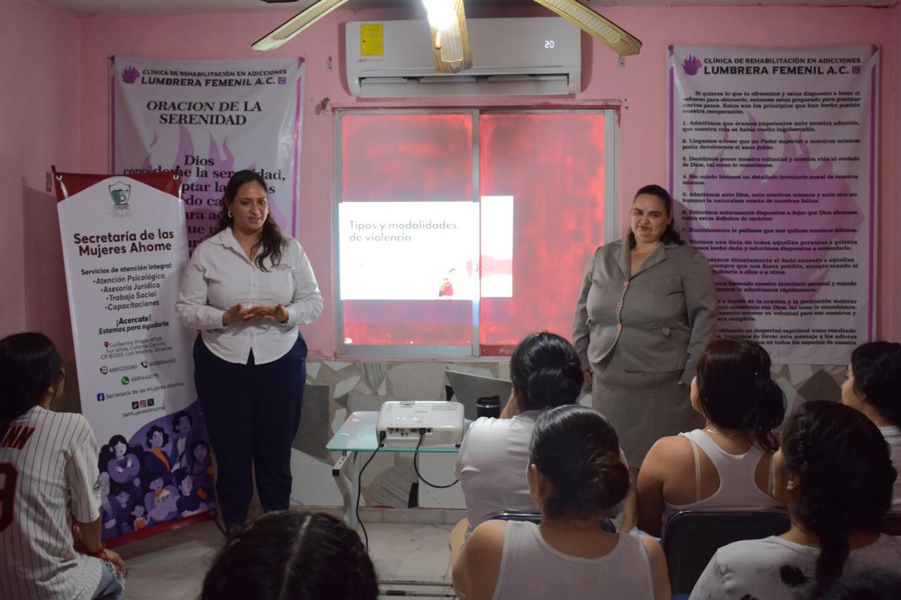 $!Semujeres Ahome impulsa programa ‘Soy Valiosa, Estoy Segura’ empoderamiento y reinserción para mujeres en centros de rehabilitación