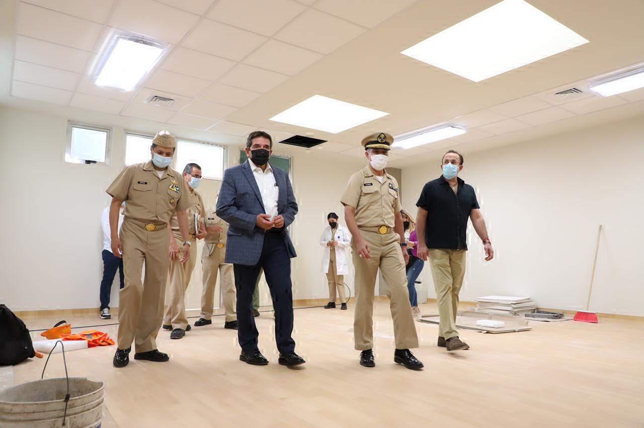 $!Supervisan el Hospital Regional Naval de Especialidades de Mazatlán