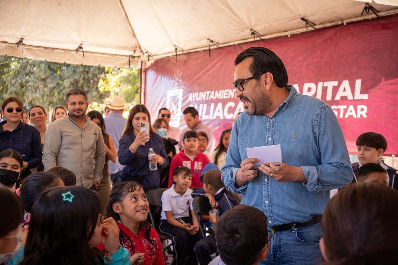 $!Entregan la pavimentación número 201 en Bachigualatito; invierten $5.5 millones