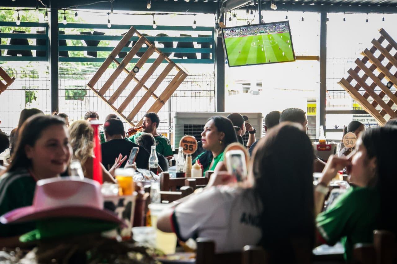 $!Afición contiene el festejo en Culiacán durante primer tiempo de México ante Chequia