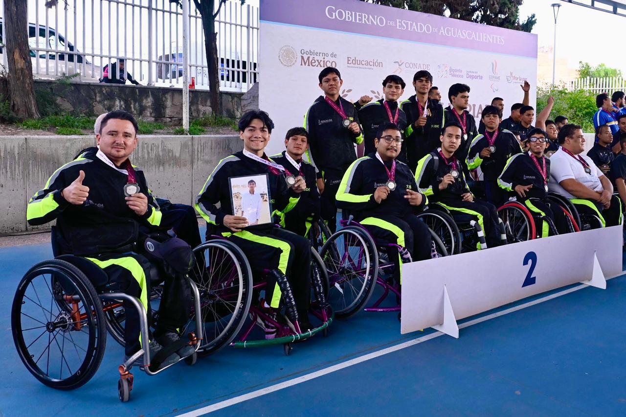 $!Sinaloa brilla en la Paralimpiada Nacional con plata en baloncesto en silla de ruedas