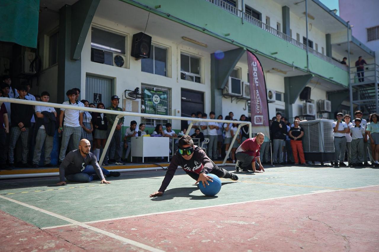 $!Lleva DIF Culiacán programa ‘Somos inclusión’ al Cobaes 27; impulsa ‘empatía y respeto’ con alumnos y personal
