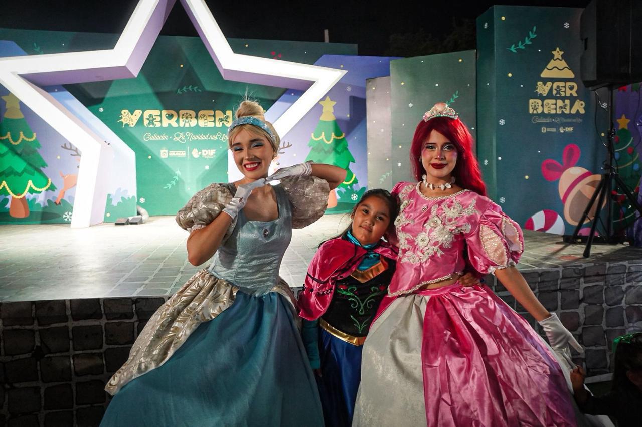 $!Viven tarde de ensueño con ‘Princesas, el Musical’ en la Verbena Culiacán