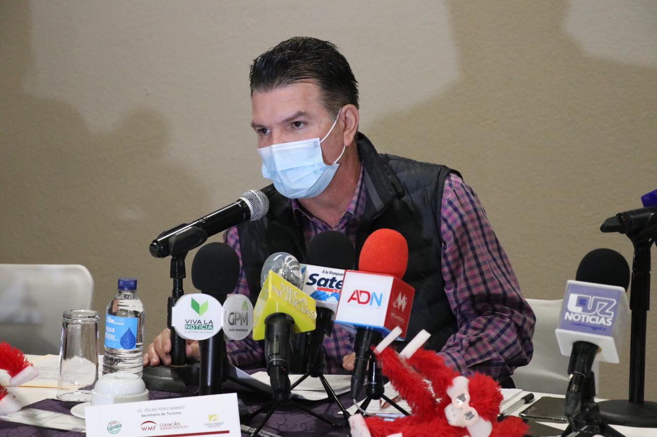 $!Óscar Pérez Barros, secretario de Turismo en Sinaloa.