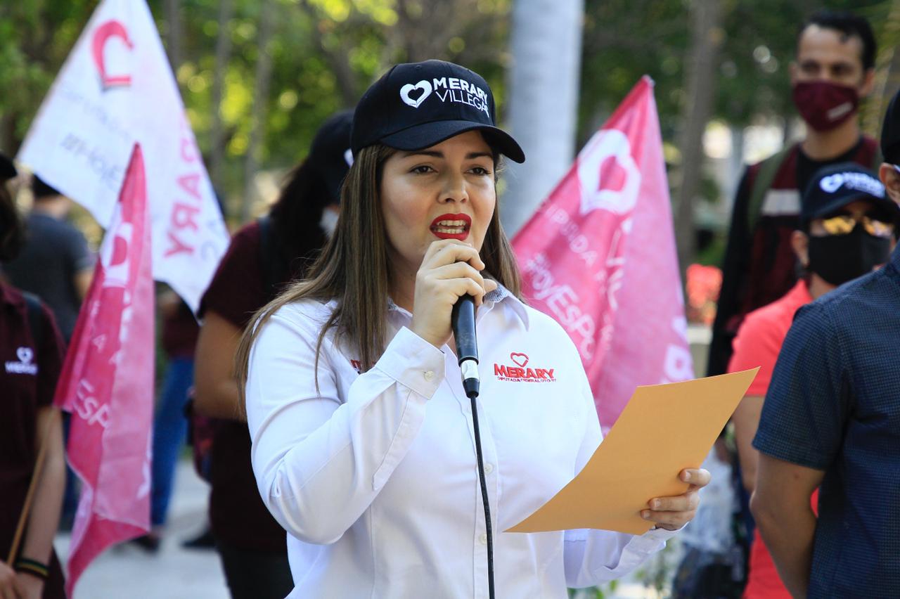 $!Merary Villegas anuncia campaña de a pie, para su reelección en el Distrito 7 de Culiacán