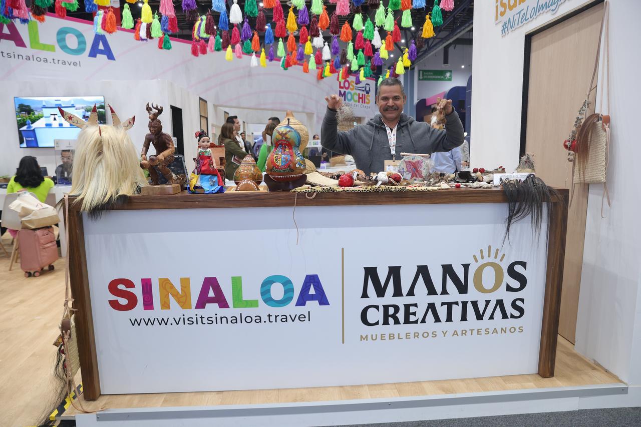 $!Exponen artesanías de Sinaloa en el marco del Tianguis Turístico México 2025
