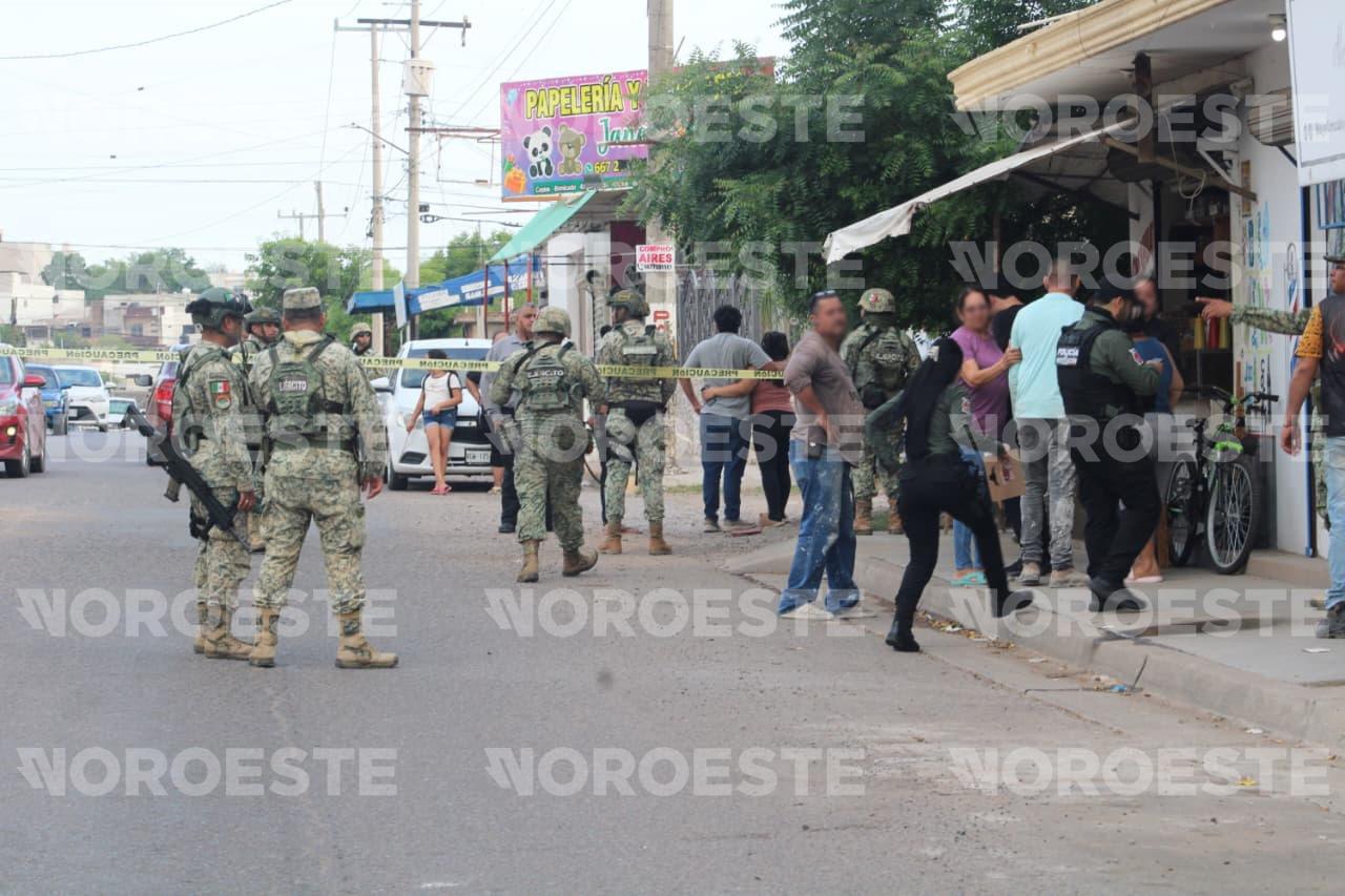 $!Matan a tiros a una mujer en una barbería de la colonia Esthela Ortiz, en Culiacán