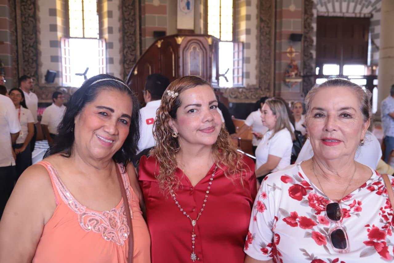 $!Sandra Luz Ríos, Leticia Sánchez y Silvia Yolanda Lizárraga, integrantes del grupo de Anspac Noroeste.