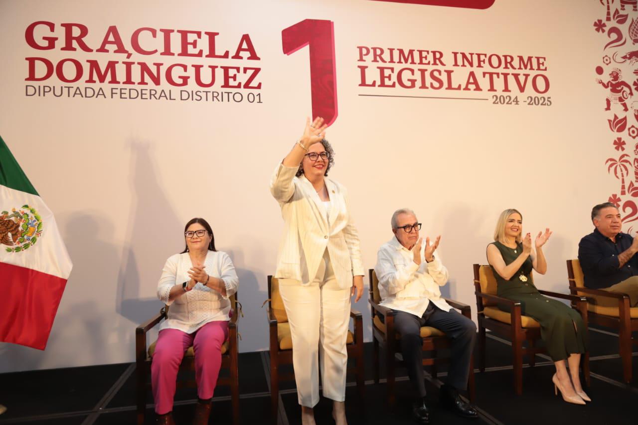 $!Somos mucho pueblo y mucho gobierno en Sinaloa: Graciela Domínguez