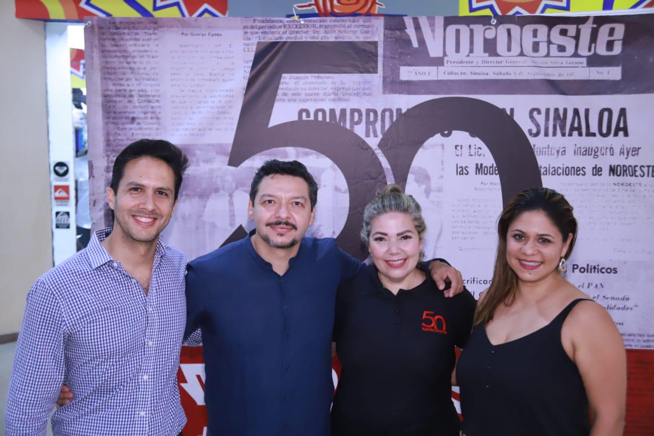 $!Ernesto Felton, Adrián López Ortiz, Elizabeth Peraza y Dunia Ocegueda.