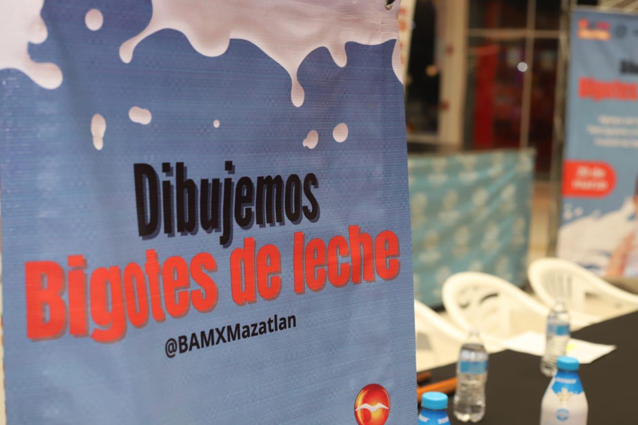 $!Banco de Alimentos de Mazatlán no cumple la meta de Bigotes de Leche; siguen recibiendo donativos