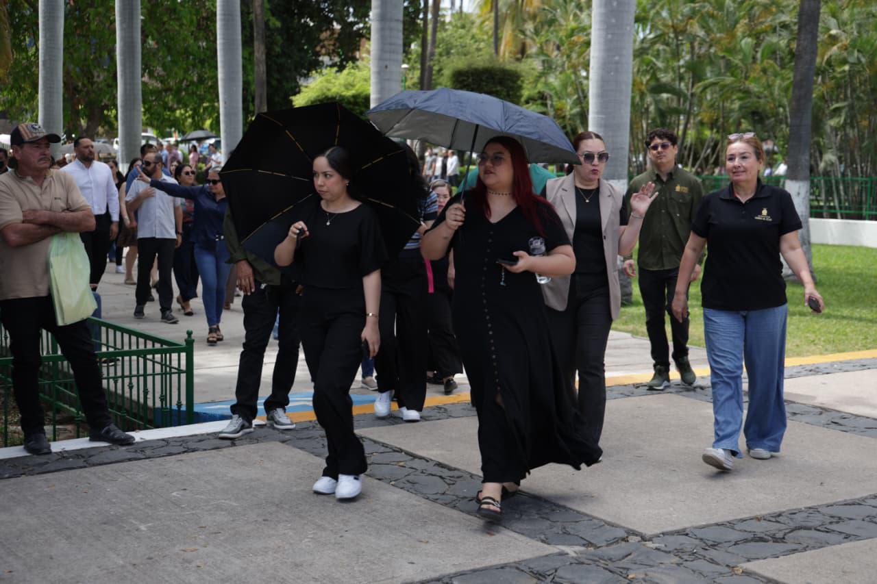 $!Realizan Simulacro Nacional en Sinaloa; participan más de 123 mil personas