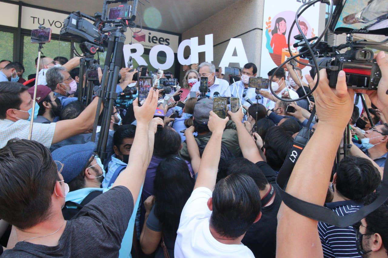 $!Se registra Rubén Rocha Moya como candidato a la Gubernatura por Morena
