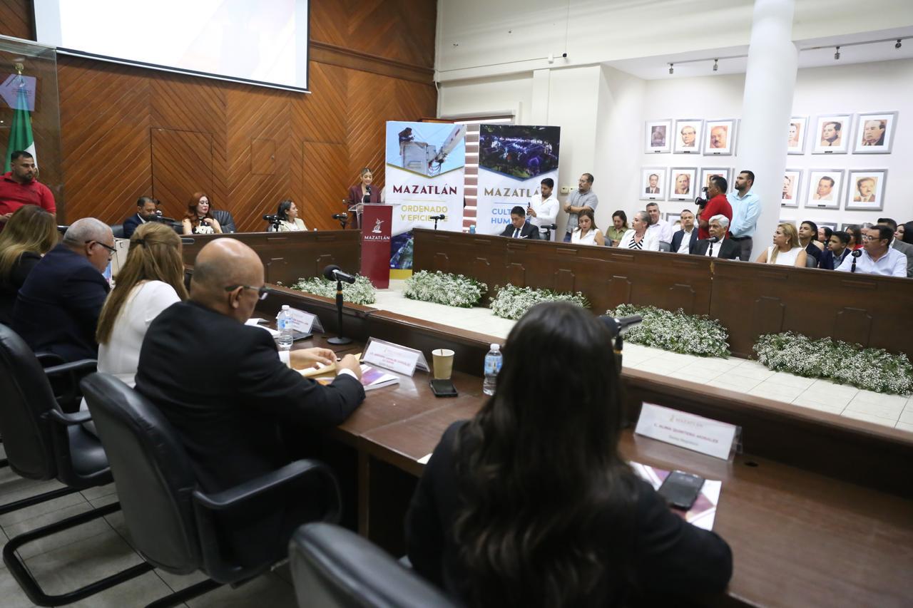 $!Presenta Alcaldesa de Mazatlán el Plan Municipal de Desarrollo 2024-2027