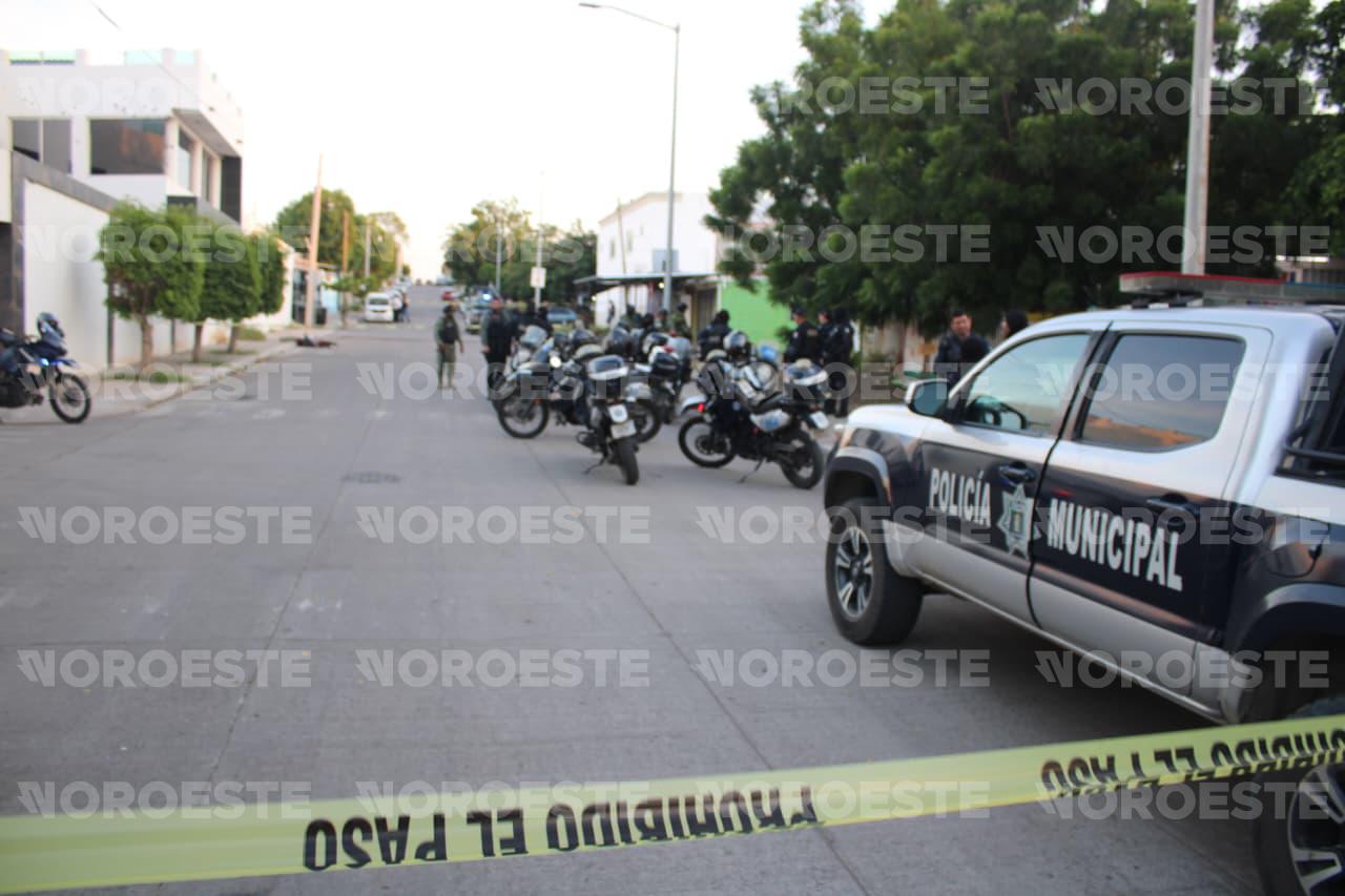 $!Asesinan a balazos a ciclista junto a un kínder en el sector Barrancos, en Culiacán