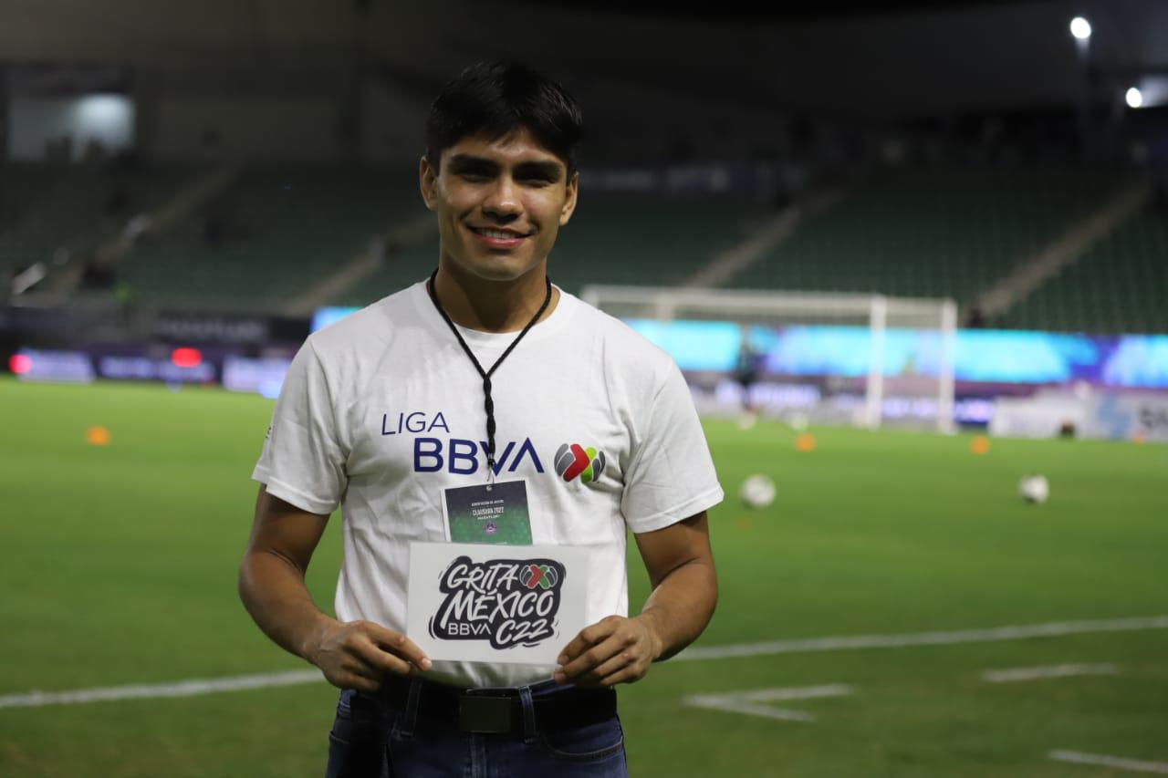 $!El boxeador Pedro Guevara fue el embajador del primer juego Temporada 2022, el Torneo Grita México Clausura 2022 de la Liga MX.