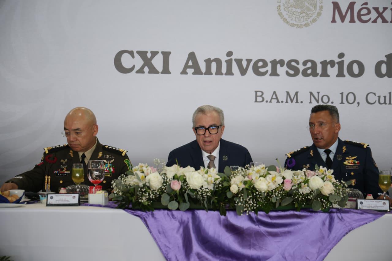 $!Conmemoran en Culiacán aniversario de la Fuerza Aérea Mexicana