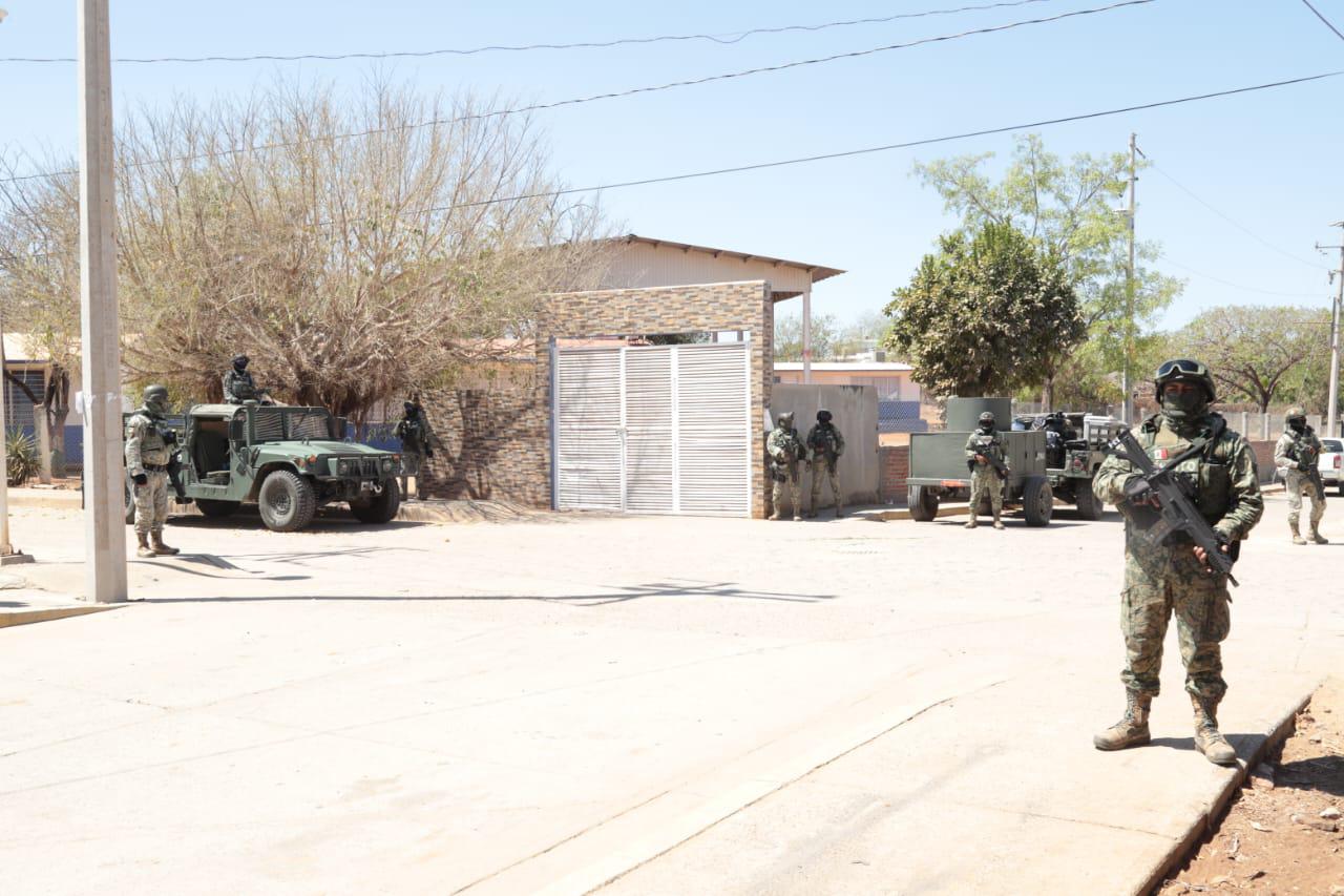 $!Fuerzas armadas mantiene despliegue tras asegurar explosivos en El Huajote, Concordia