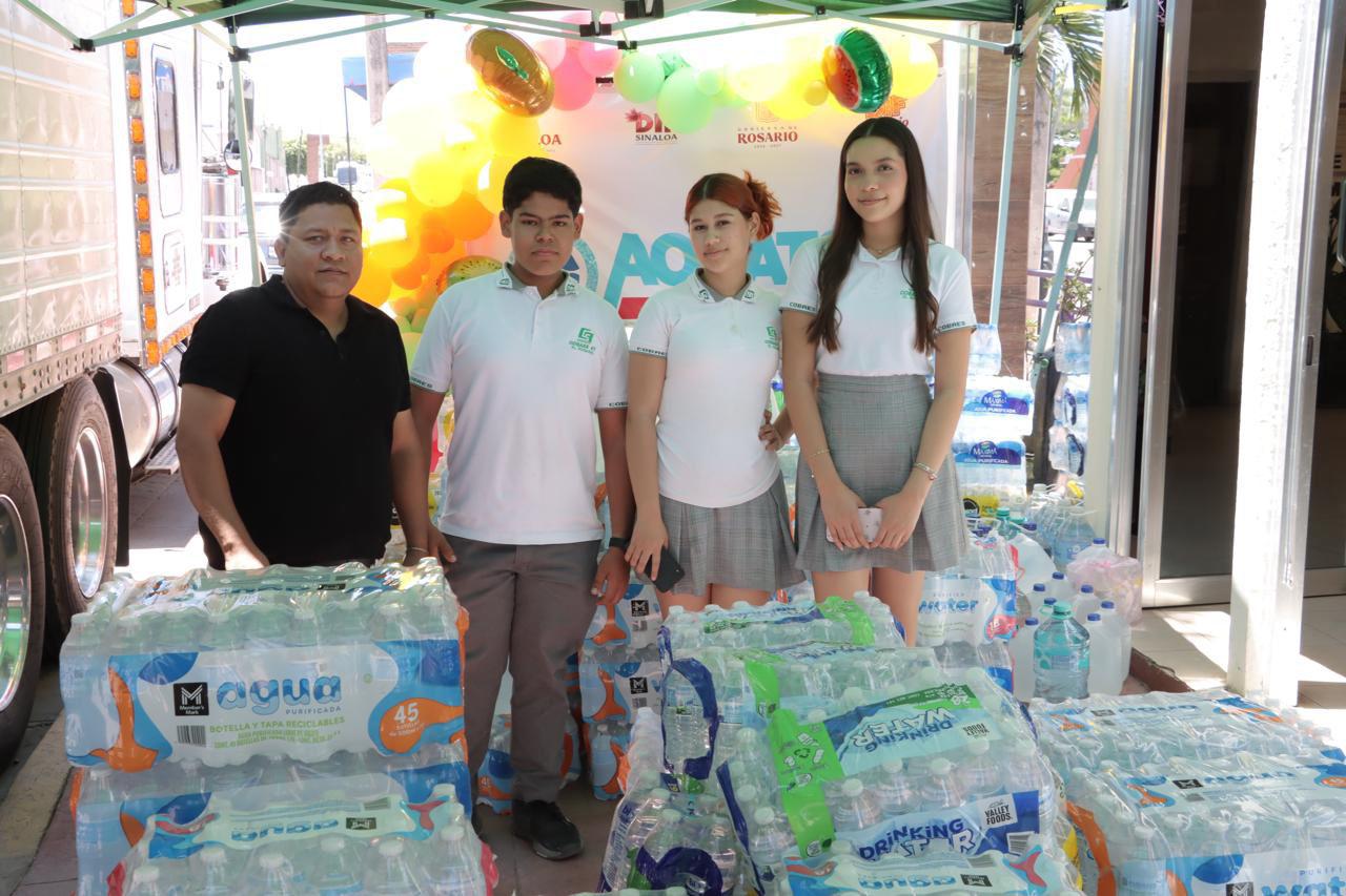 $!En Rosario recaban 6 mil litros de agua durante arranque del Aquatón 2025