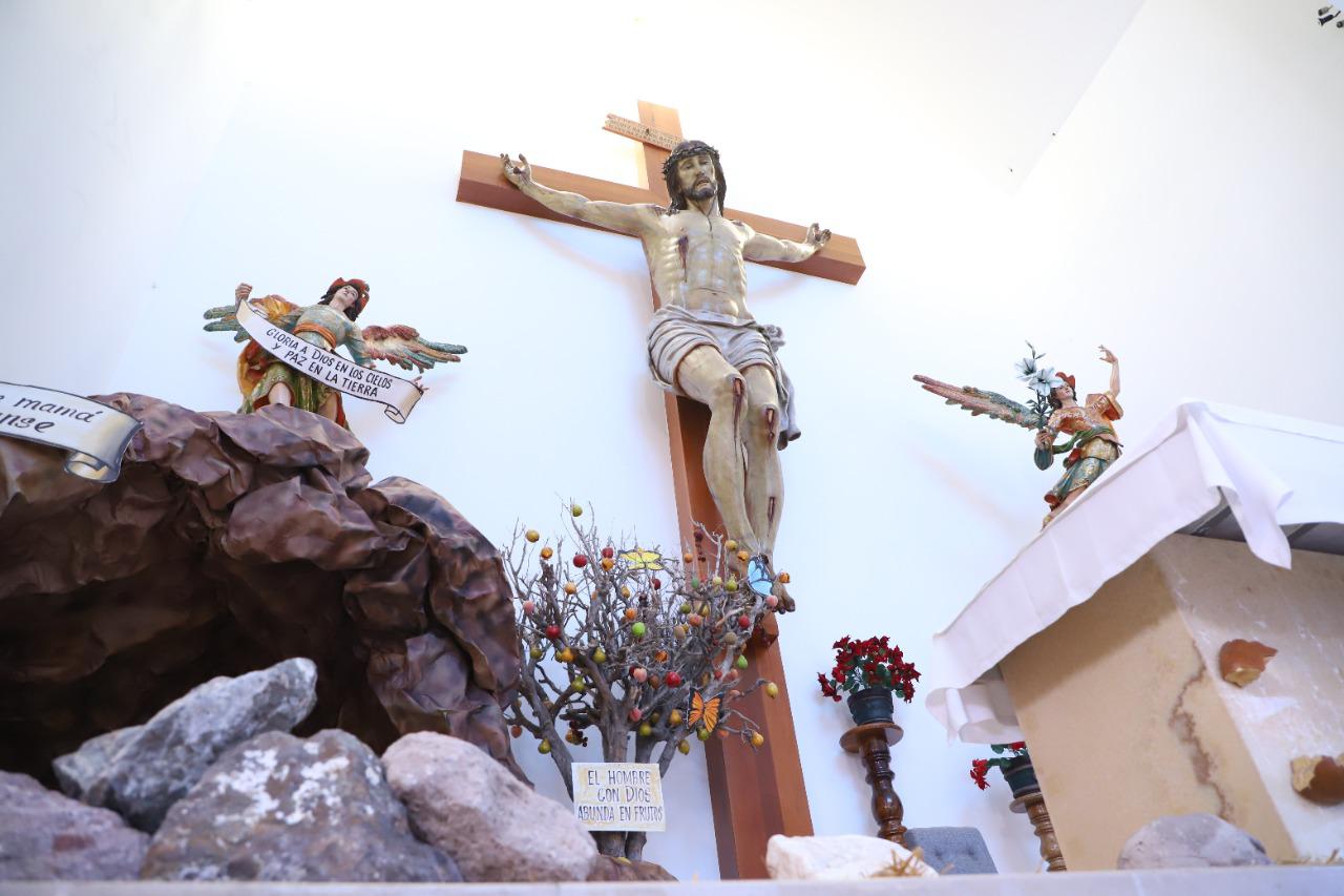 $!Emerge desde la Montuosa un Arcángel a 25 metros de altura