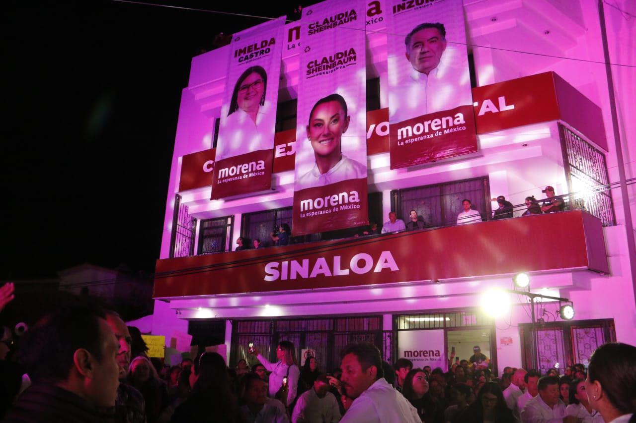 $!Imelda Castro y Enrique Inzunza arrancan campaña al Senado; prometen continuar con la Cuarta Transformación