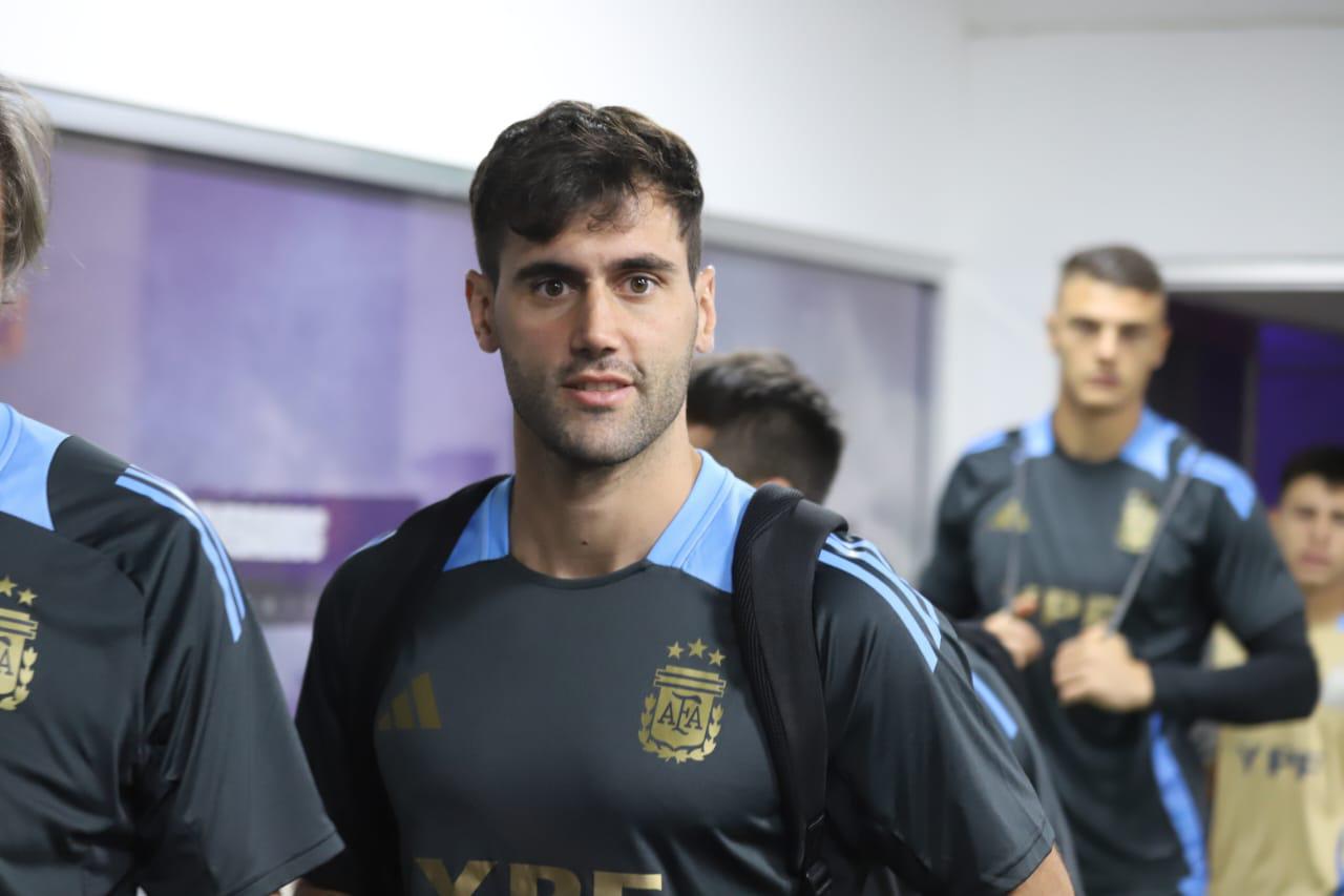 $!Entrena y reconoce terreno Argentina Sub 23 en el Estadio El Encanto