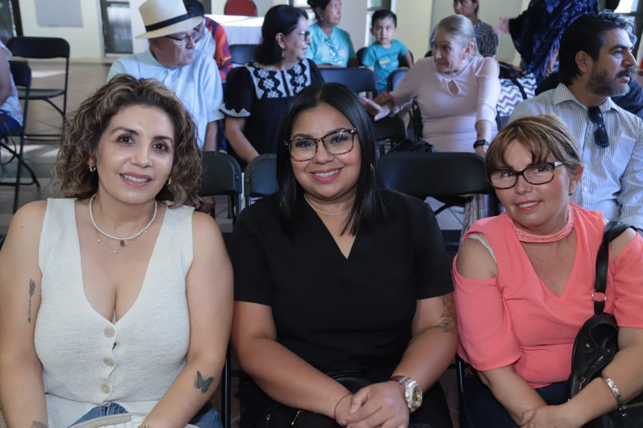 $!Karla Ayón, Flor Solís y Modesta Lizárraga.