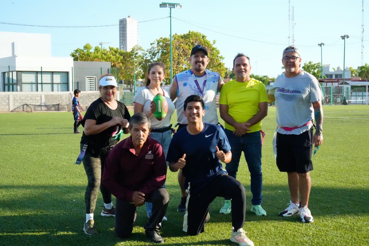 $!Concluye con éxito curso de flag futbol impartido por el Imdem en Mazatlán