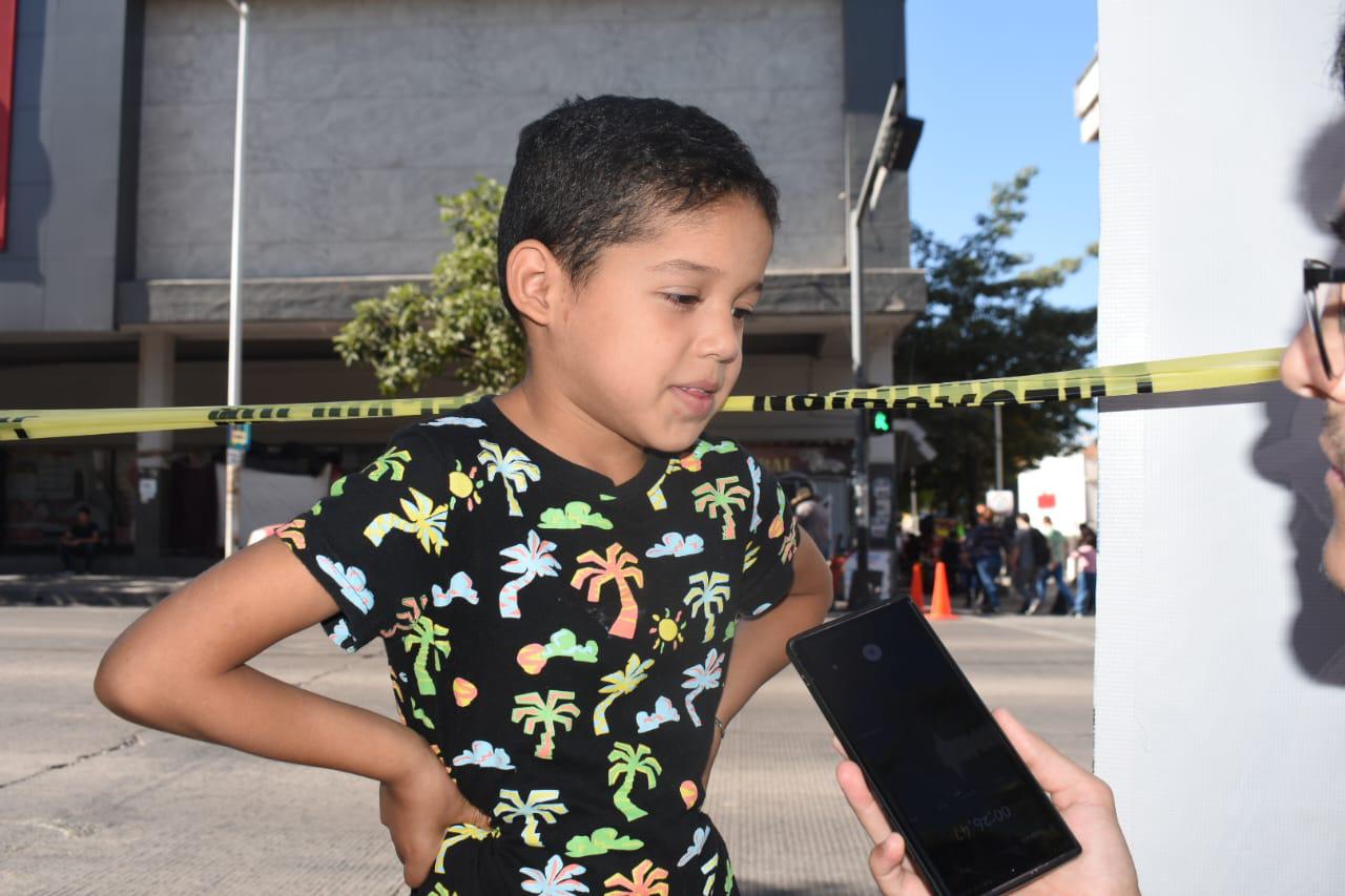 $!A Jesús Alejandro le gusta Spider Man, y sueña con ser otro héroe como policía