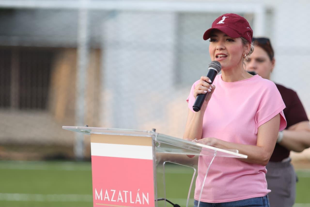 $!Invierten más de 2 mdp en la rehabilitación integral de la cancha El Delfín en Infonavit Playas, en Mazatlán