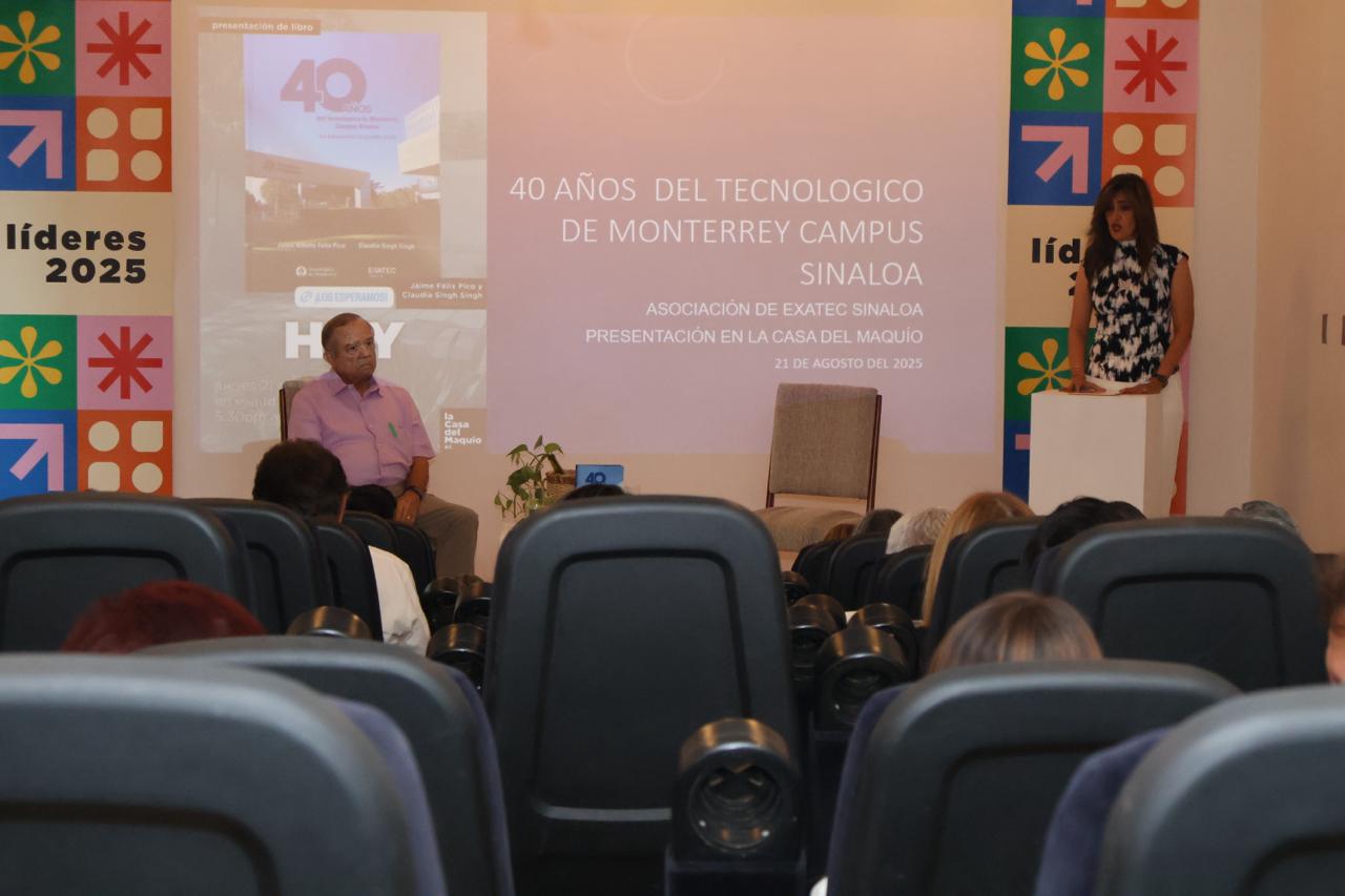 $!La presentación se realizó en el auditorio de La Casa del Maquío.