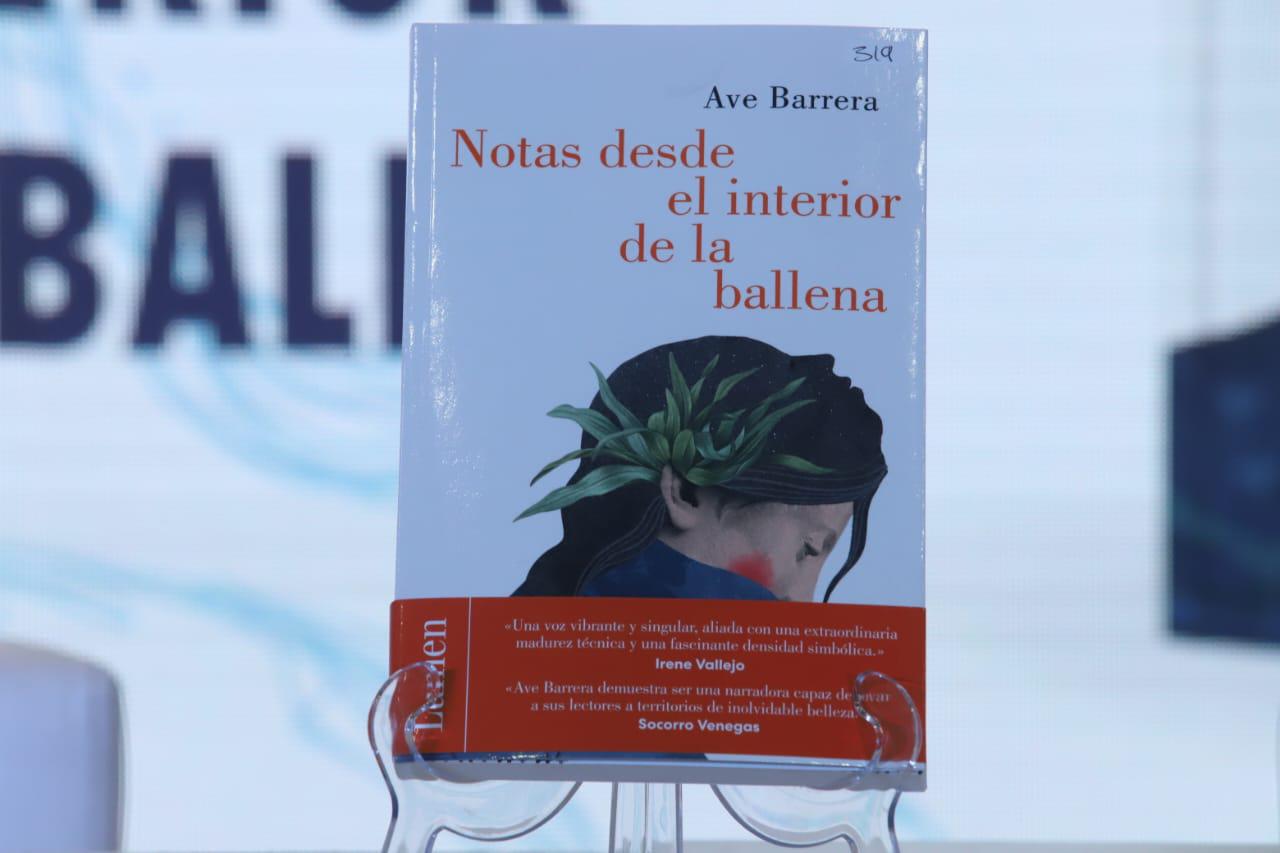 $!Esta es la portada de la novelas “Notas desde el interior de la ballena”, que se presentó en la FeliUAS 2025.