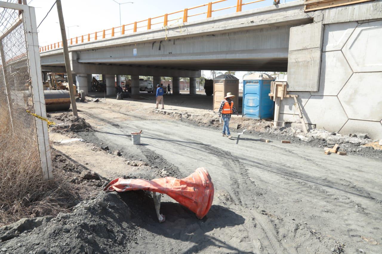 $!Podrían entregar inconcluso puente vial del Libramiento Colosio, en Mazatlán