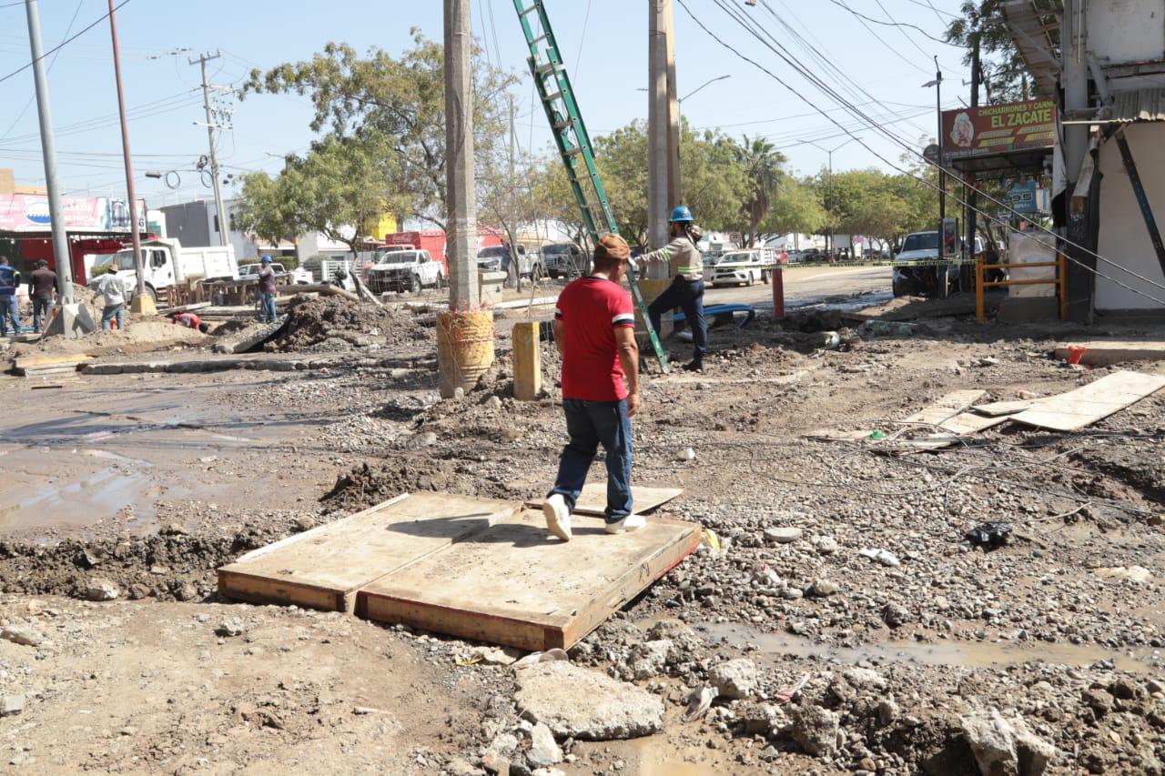 $!Podrían entregar inconcluso puente vial del Libramiento Colosio, en Mazatlán