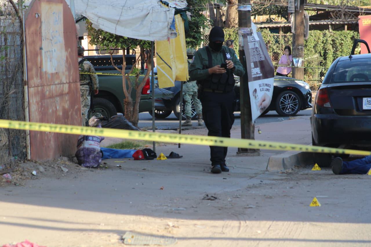$!Segundo ataque armado del día en la Toledo Corro deja dos hombres muertos, en Culiacán