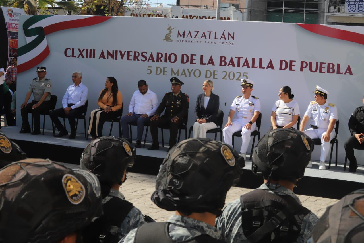 $!Mazatlán conmemora el 163 aniversario de la Batalla de Puebla