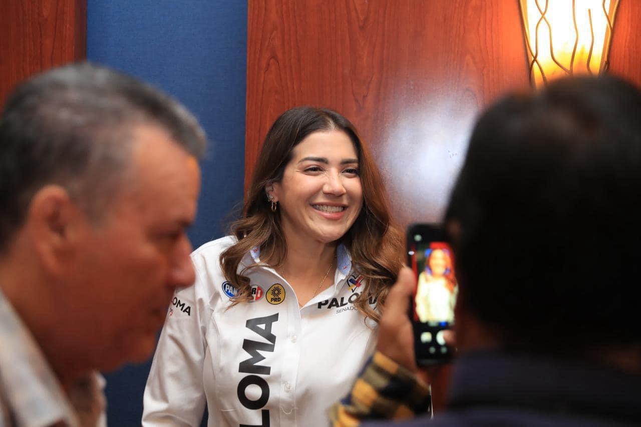 $!Garantiza Paloma Sánchez que desde cualquier escenario tendrá respeto hacia la prensa