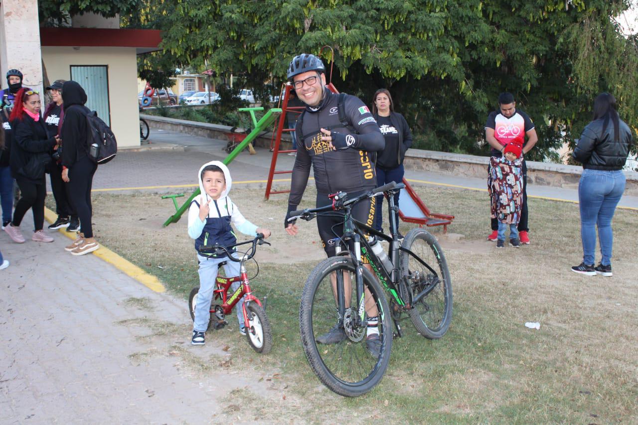 $!Ciclistas responden a la Rodada Pueblos Mágicos El Rosario