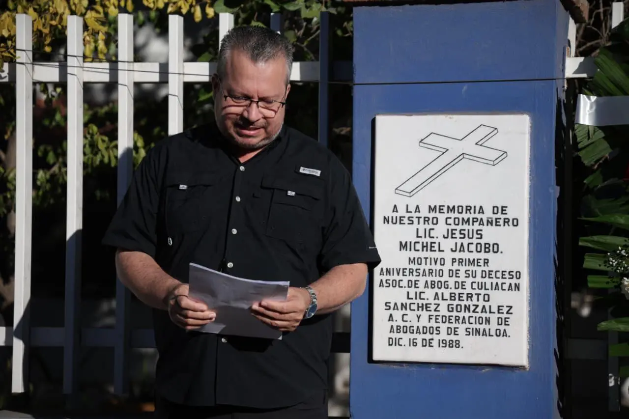 $!Recuerdan a Jesús Michel Jacobo, el defensor que el Estado silenció hace 38 años