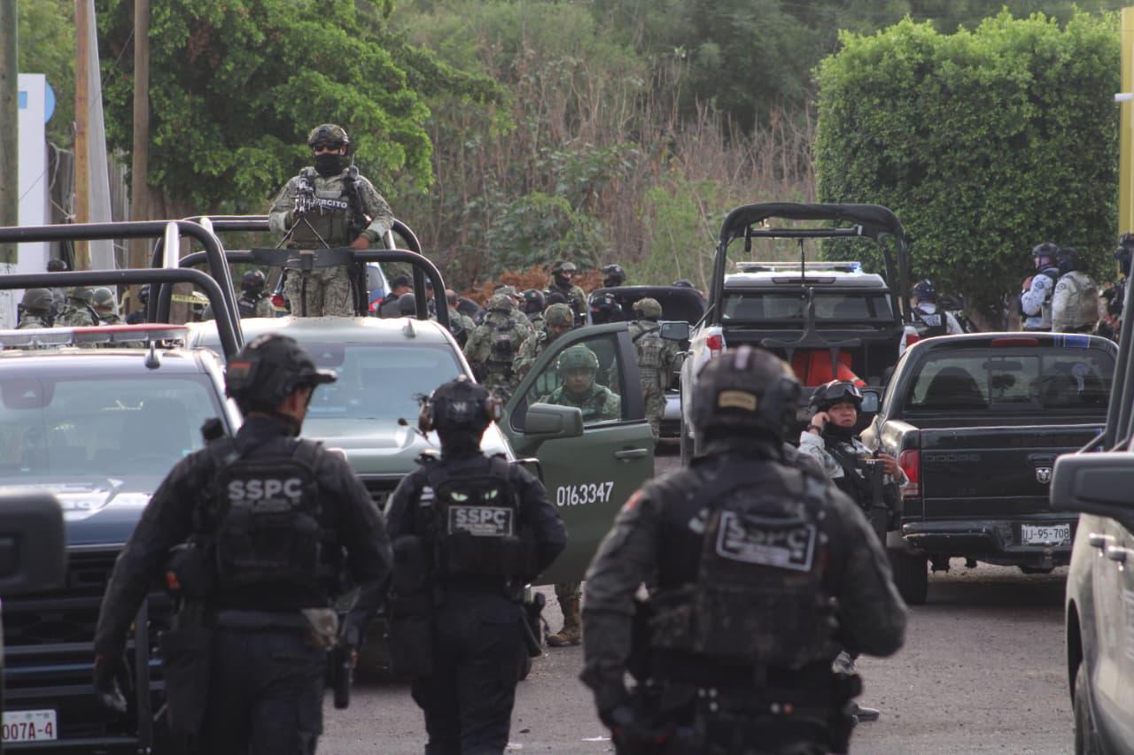 $!Enfrentamiento de la Guardia Nacional y civiles deja dos detenidos en Culiacán