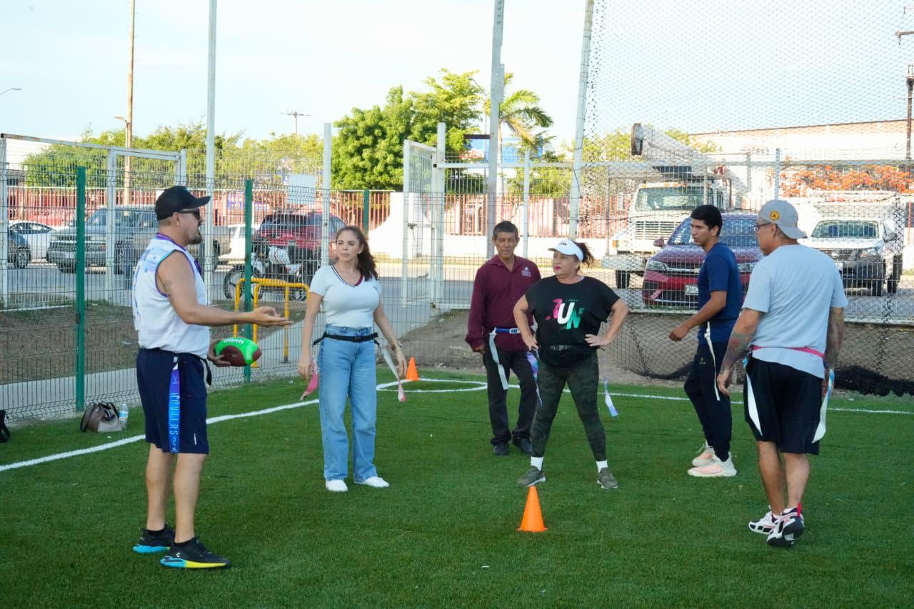 $!Concluye con éxito curso de flag futbol impartido por el Imdem en Mazatlán