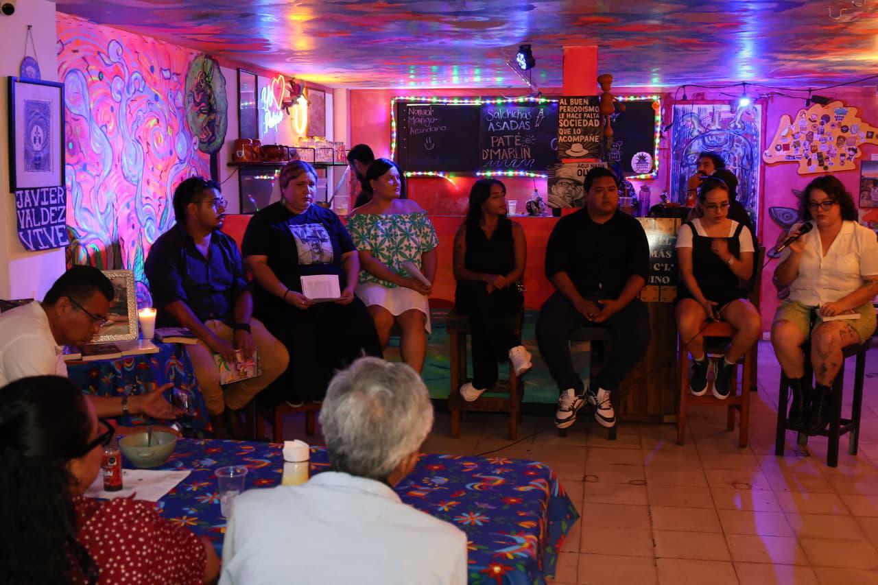 $!Jóvenes reflexionan sobre violencia y memoria en homenaje a Javier Valdez