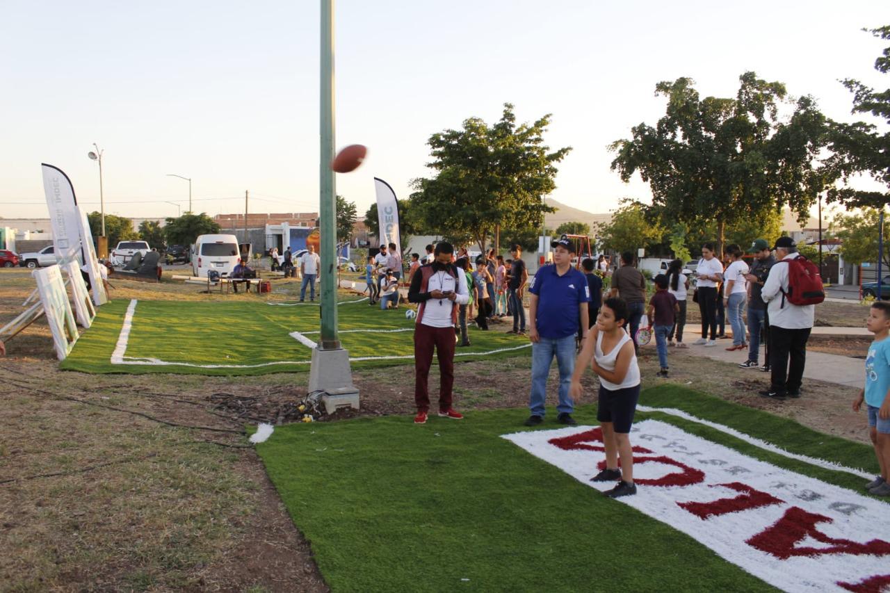 $!Llevan exhibición de karate al programa ‘Construyamos La Paz’, en Culiacán