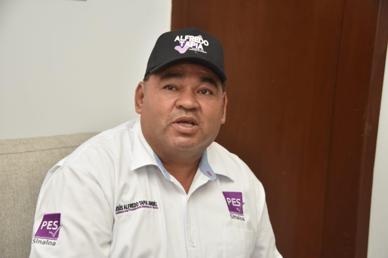 $!“Se trata de hacer equipo con la ciudadanía”: Alfredo Tapia, candidato del PES a Alcaldía de Culiacán