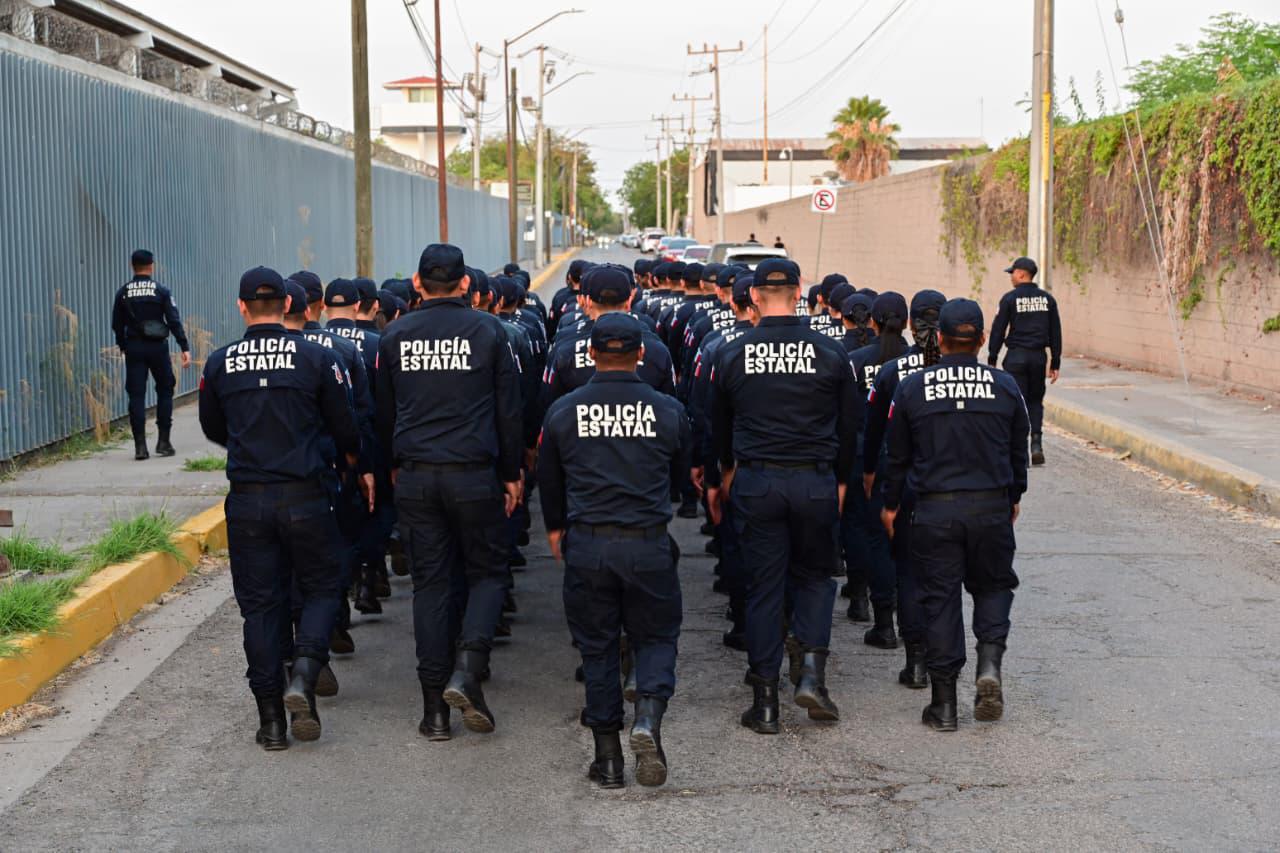 $!Refuerzan la Policía Estatal de Sinaloa 100 elementos adiestrados por Defensa